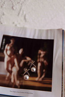 Boucles d'oreilles Aliyah Diamante X Perle Or