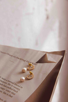 Boucles d'oreilles en perles Diamante Lily Or