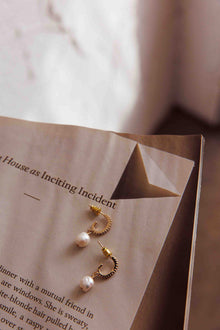Boucles d'oreilles en perles Diamante Lily Or