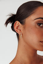 Boucles d'oreilles Illusion Double Piercing Dawn Or