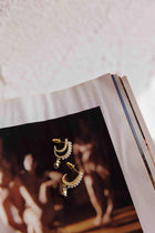 Boucles d'oreilles Illusion Double Piercing Dawn Or
