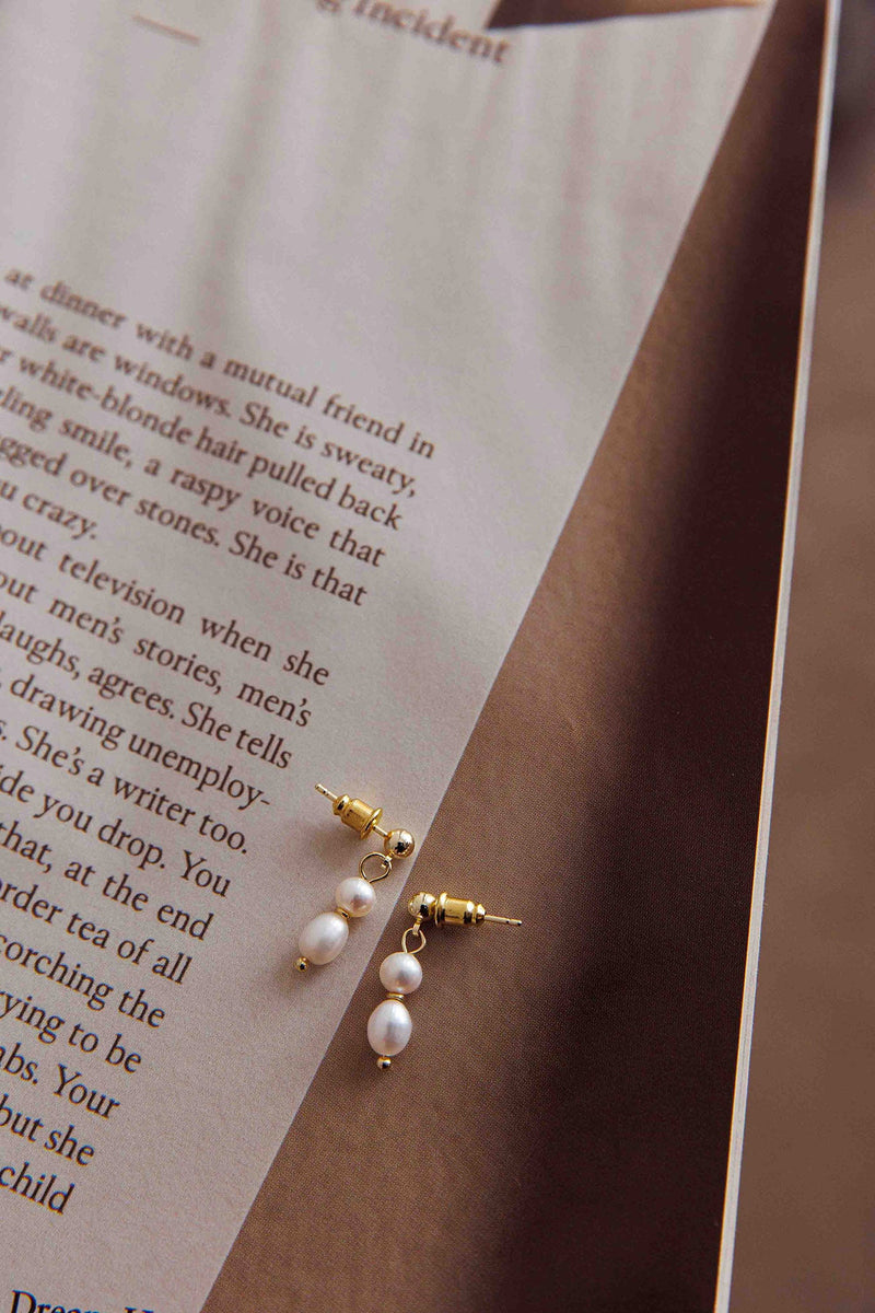 Boucles d'oreilles en perles Julia Or