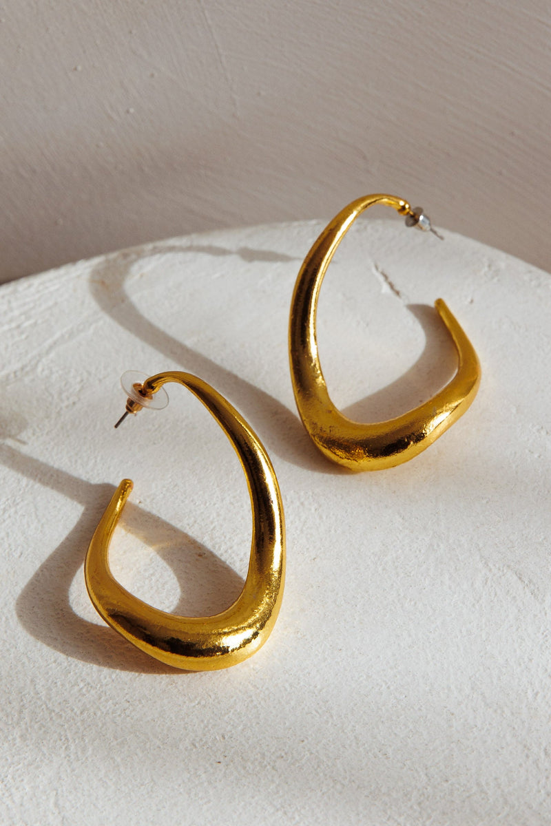 Boucles d'oreilles créoles Triumph Or