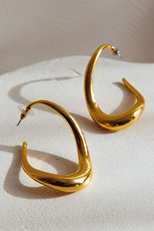 Boucles d'oreilles créoles Triumph Or