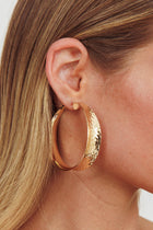 Boucles d'oreilles créoles pour jeunes en or