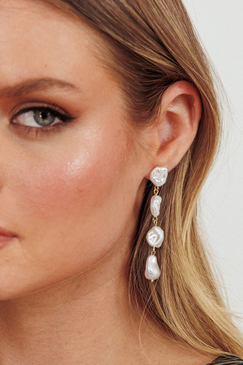 Boucles d'oreilles à perles Crescendo