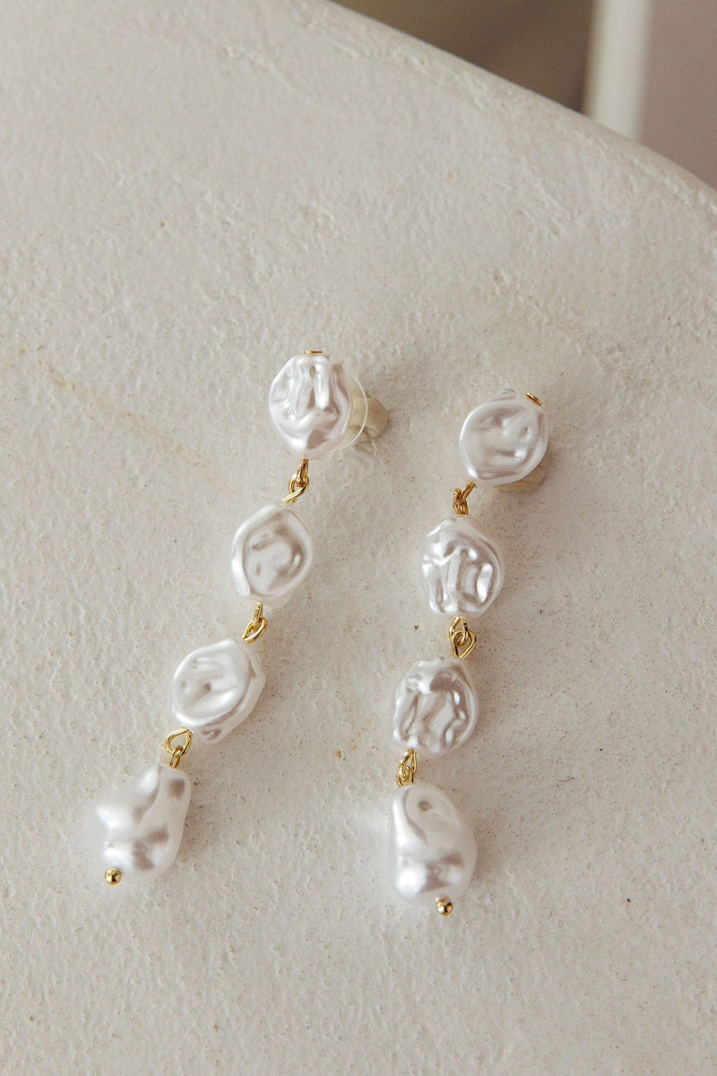 Boucles d'oreilles à perles Crescendo