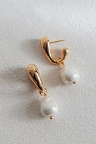 Boucles d'oreilles pendantes en perles Celene Or