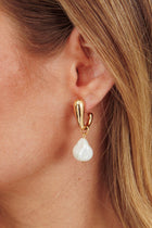 Boucles d'oreilles pendantes en perles Celene Or