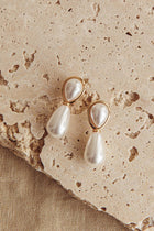 Boucles d'oreilles goutte d'Eliizabeth en or et perle