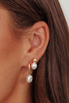 Ensemble de Boucles d'Oreilles Isadore en Or et Perles