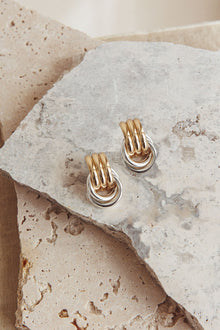 Boucles d'oreilles Georgina Deux Tons