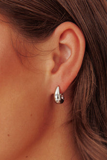 Boucles d'oreilles Tristan Argent Diamanté