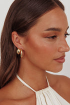 Ensemble de Boucles d'Oreilles Chunky Casper Or