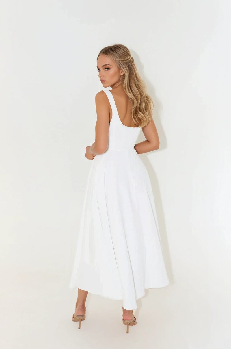 Lilou | Robe Épurée & Élégance Naturelle