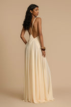 Lavinia | Robe Longue Drapée & Élégance Sculptée