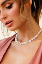 Collier Tiffany en Baroque Transparent et Perles Dorées