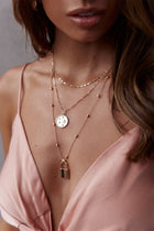 Pendentif de Serrure Magique Collier Set Or