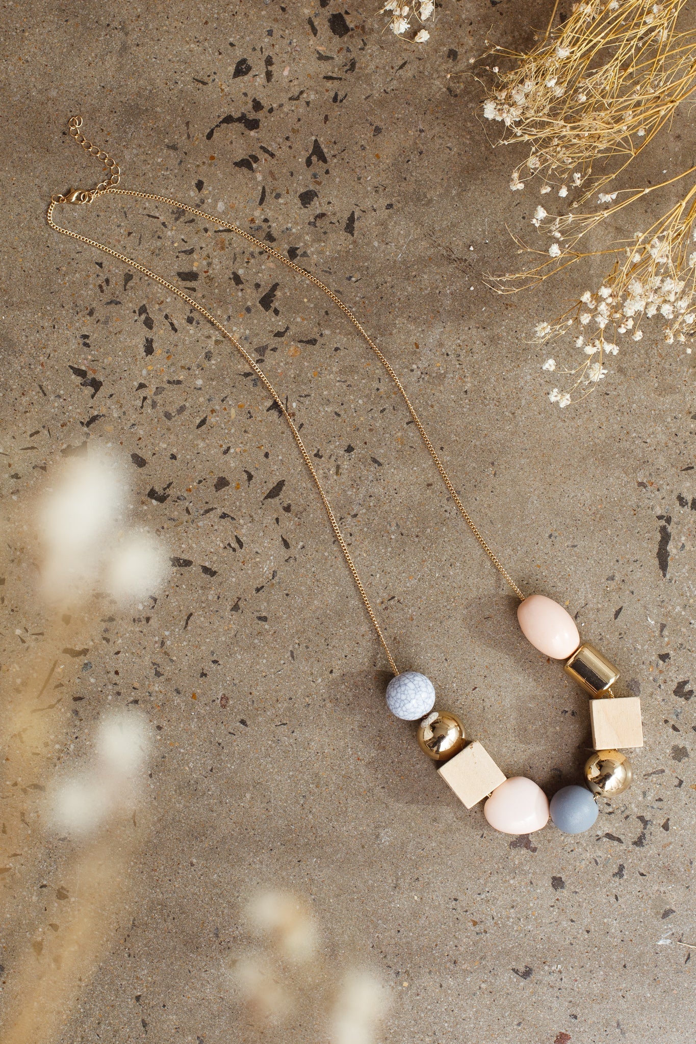 Collier à perles Imogen Mix Rose