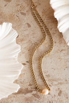 Collier Accent Perle Sienna Or