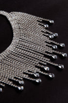 Collier en Cristal Cascade Isadora Argent