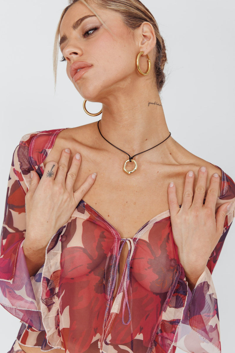 Collier Pendentif Cercle Carmen Or