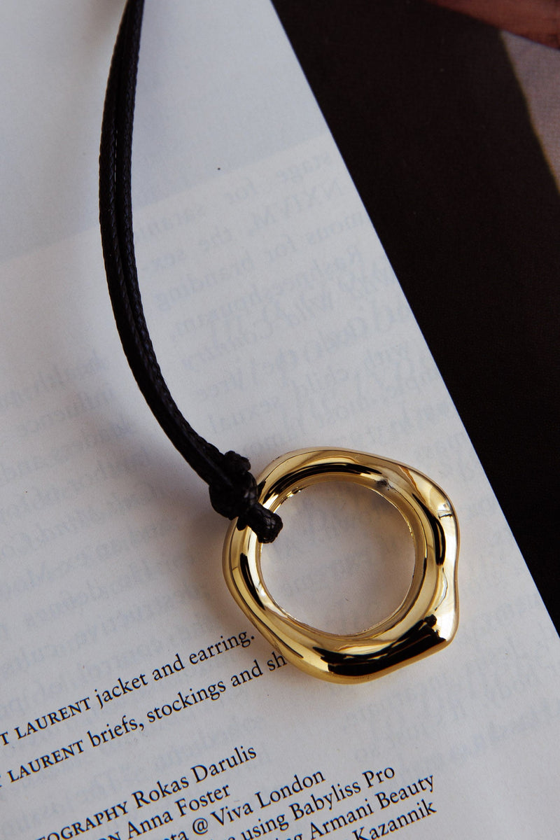 Collier Pendentif Cercle Carmen Or
