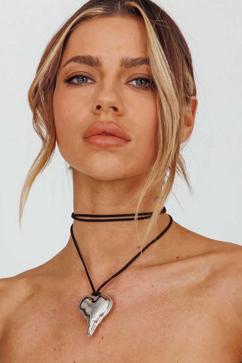 Collier ras de cou Corazon en argent