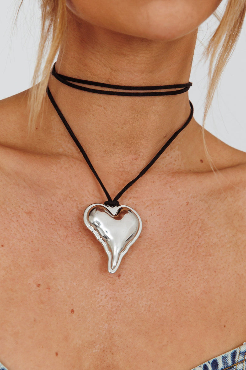 Collier ras de cou Corazon en argent