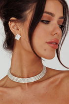 Ensemble de Bijoux Sade Diamante Argent