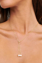 Collier Esme avec Pendentif en Perle Or