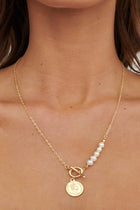 Collier en perles et pendentif Marissa Or