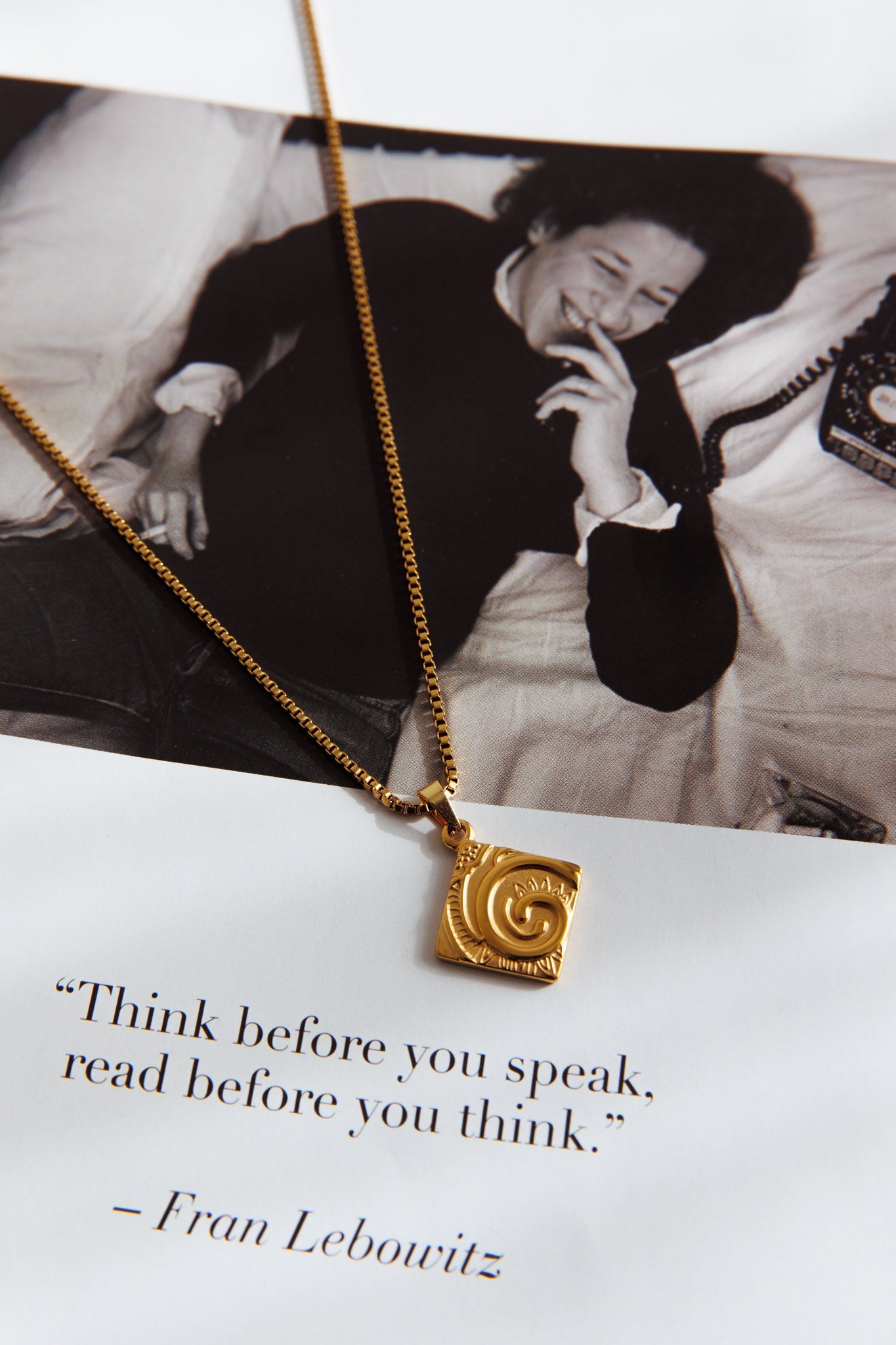 Collier Pendentif Chaîne Box Seychelles Or
