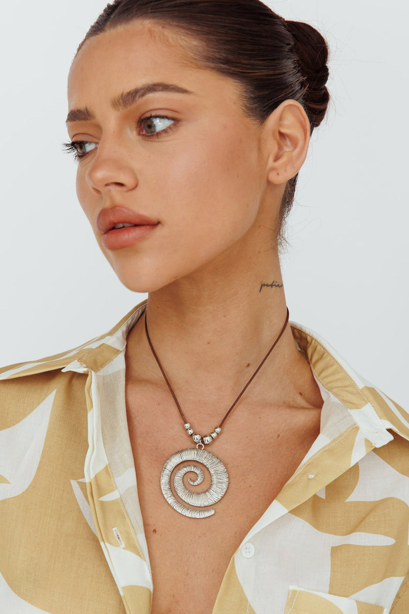 Collier Pendentif Coolum Argent