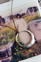 Collier Pendentif Cercle Le Monde Argent