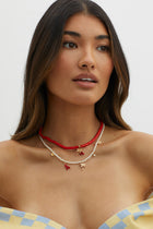 Collier de Plage en Perles de Tahiti Sunset Or