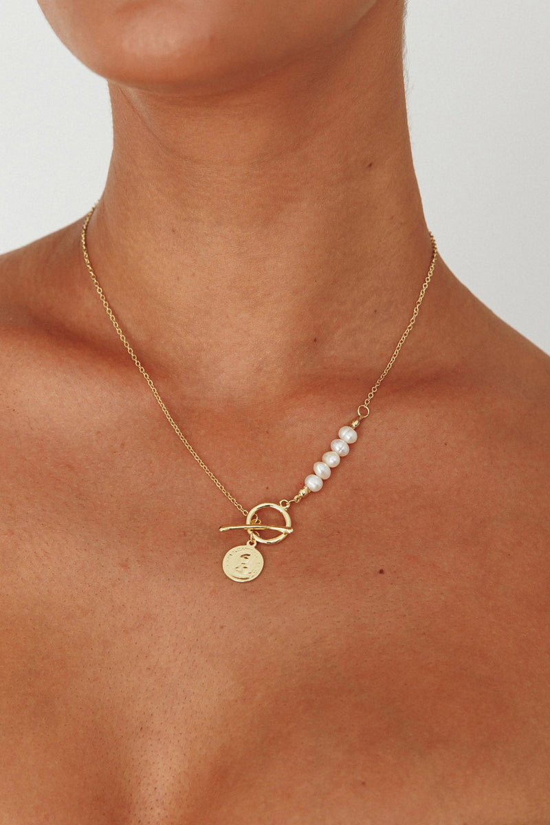 Collier Meliza en Perles et Pièces en Or