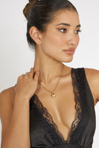 Collier Pendentif Cœur Gonflé Cora Or