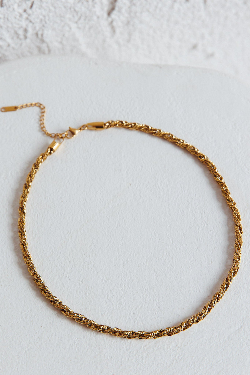 Collier Chaîne Prana Twist Or