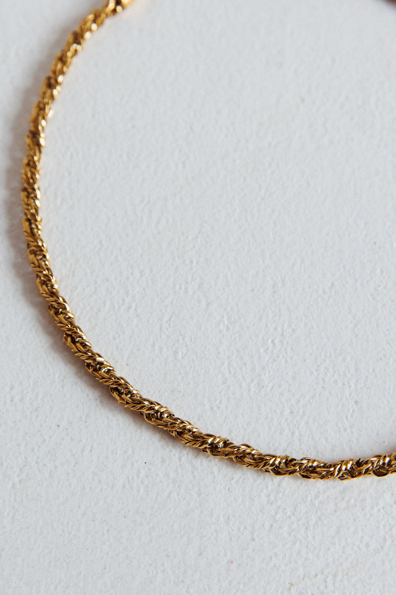 Collier Chaîne Prana Twist Or