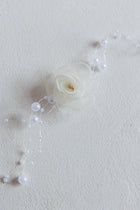 Collier Choker en Chiffon Rose Magic Moments Perle