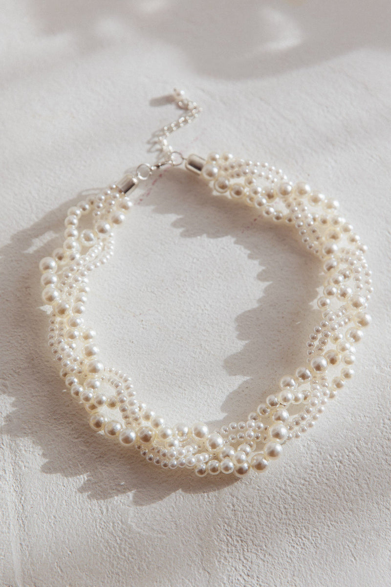 Votre collier de perles Sourire Argent