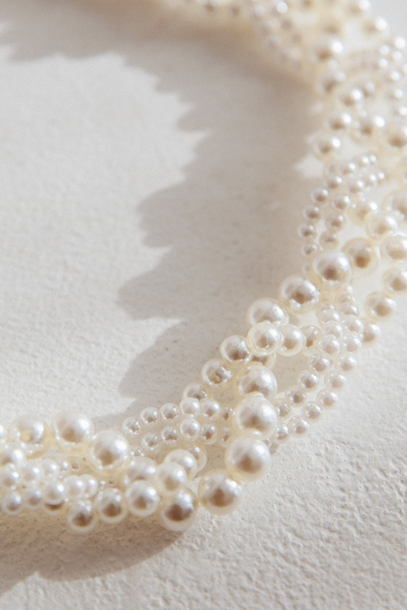 Votre collier de perles Sourire Argent