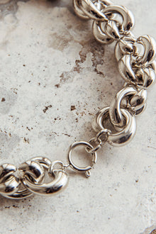 Collier Choker Irregulier Kat Argent Foncé
