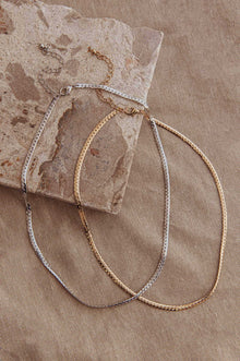 Ensemble de Chaînes à Maillons à Plat Dannielle Bicolore