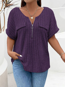 Nova™ | Pull Élégant à Col V Zippé