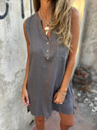 Léna | Robe Chemise en Coton et Lin