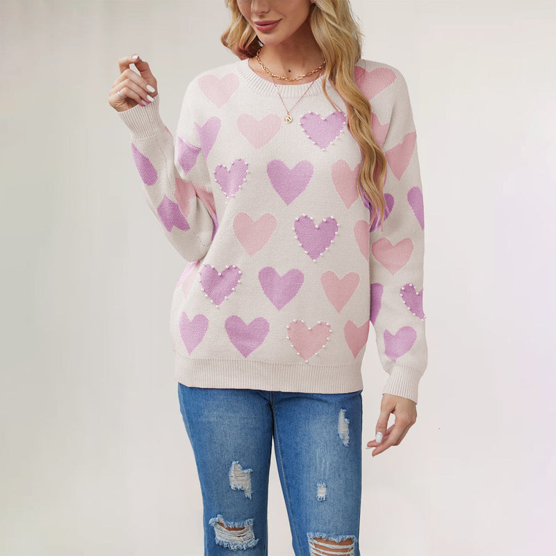 Mascha™ | Pull au Cœur Mignon
