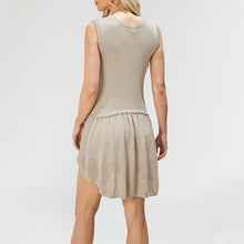 Aurélie | Robe Tricotée Sans Manches à Col V