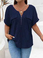 Nova™ | Pull Élégant à Col V Zippé